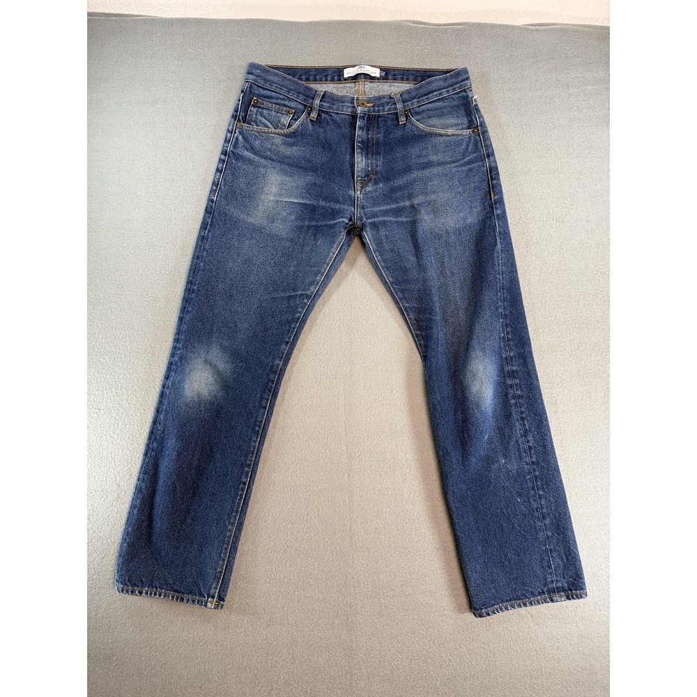 Peter Manning Jeans Mens 32x29 Medium Wash Blue‎ Regular Straight Denim Casual